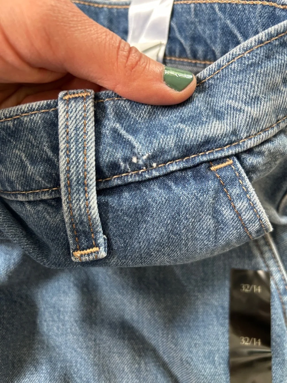 NWT Banana Republic High Rise Barrel Leg Jeans Size 32/14
